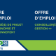 Offres d'emploi - Août 2026